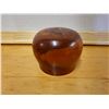 Image 9 : Wooden Kou Shaped Calabash Bowl w/ Pewa & Resin Repairs  5.5" Dia, 4"H