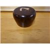 Image 8 : Wooden Kou Shaped Calabash Bowl w/ Old Resin Repair  4.5" Dia, 3"H