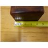 Image 13 : Antique Wooden Rectangular Box w/ Hinged Lid & Inlay Top, Interior Appears to be Lined w/ Milk Glass