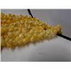 Image 8 : Six-Strand Yellow South Seas Shell Lei Necklace w/ Cowrie Shell Closure 34"L
