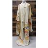 Image 1 : Vintage Japanese Furisode Hand-Sewn Silk Kimono w/ Lining