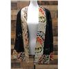 Image 1 : Custom-Made Lined Silk Jacket by Anne Namba Featuring Antique Kimono Fabric Size Small  (never worn)
