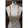 Image 1 : Niihau 5-Strand Kipona Lei w/ Cowrie Fastener, KAHAKAHA Shells & COA 40"L
