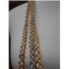 Image 3 : Niihau 3-Strand Tri-Color Kipona Lei w/ Cowrie Fastener, UliUli Shells & COA 40"L