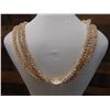 Image 8 : Niihau 3-Strand Tri-Color Kipona Lei w/ Cowrie Fastener, UliUli Shells & COA 40"L