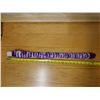 Image 10 : Vintage Purple & White Feather Lei 24"L (feathers stitched onto flannel backing)
