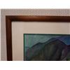 Image 8 : Large Watercolor Painting Signed by Artist Susan Cardenas, Wood Framed 35.5" x 27.5"