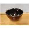Image 2 : Ceramic Cinnabar Glaze Bowl w/ Mercury Interior 13" Dia, 8"H