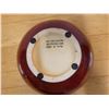 Image 8 : Ceramic Cinnabar Glaze Bowl w/ Mercury Interior 13" Dia, 8"H