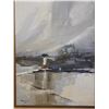 Image 3 : Lady in the Rain Artwork Signed by Hiroshi Tagami 1982, Framed 30" x 42"
