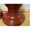 Image 8 : Vintage Burmese Hsun-ok Red Lacquer 2-Piece Temple Offering Vessel 11" Dia, 24"H