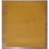 Image 1 : Female Figure Giclee Drawing Hand-Signed by Pegge Hopper 1980, Unframed 19" x 22"