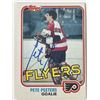 Image 1 : Philadelphia Flyers Pete Peeters 1981 Topps #109 signed trading card