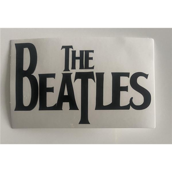 The Beatles logo sticker