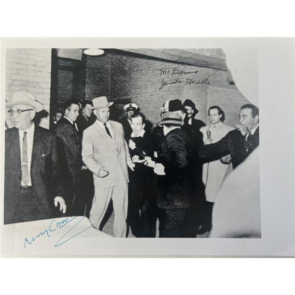 JFK Assassination Jim Leavelle signed photo
