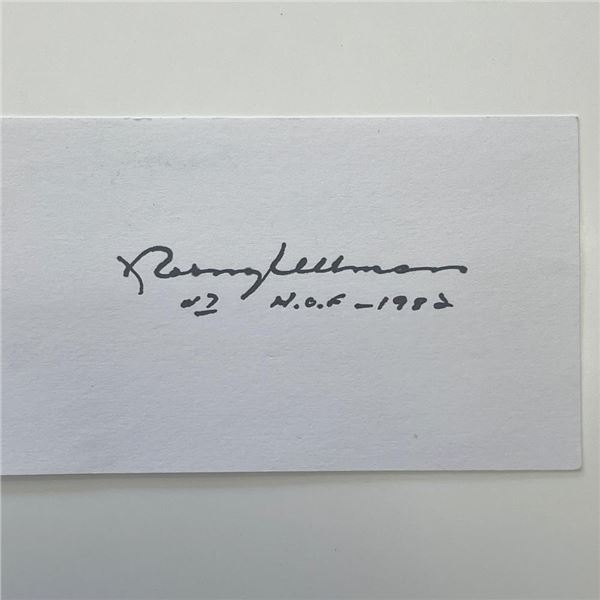 1982 HOF original signature