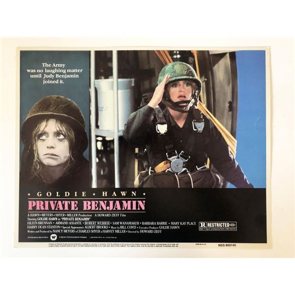 Private Benjamin original 1980 vintage lobby card