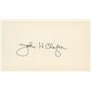 Image 1 : Secretary Of The Navy John Chafee signature cut