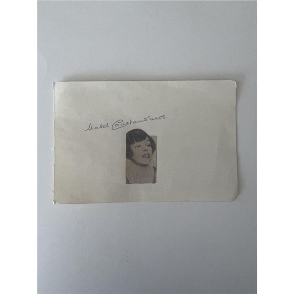 Mabel Constanduros original signature