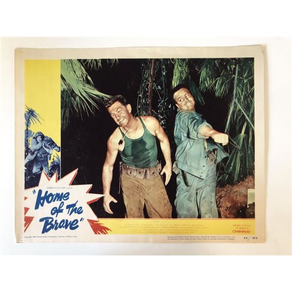 Home of the Brave original 1949 vintage lobby card