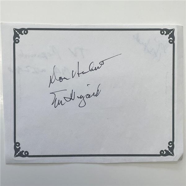 Don Herbert original signature