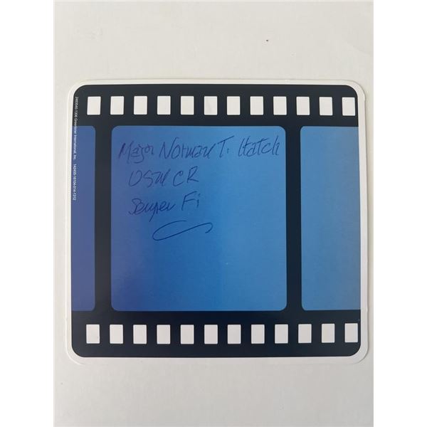 U.S. Marine Corps Norman Hatch signed card