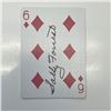 Image 1 : Sally Forrest signed playing card