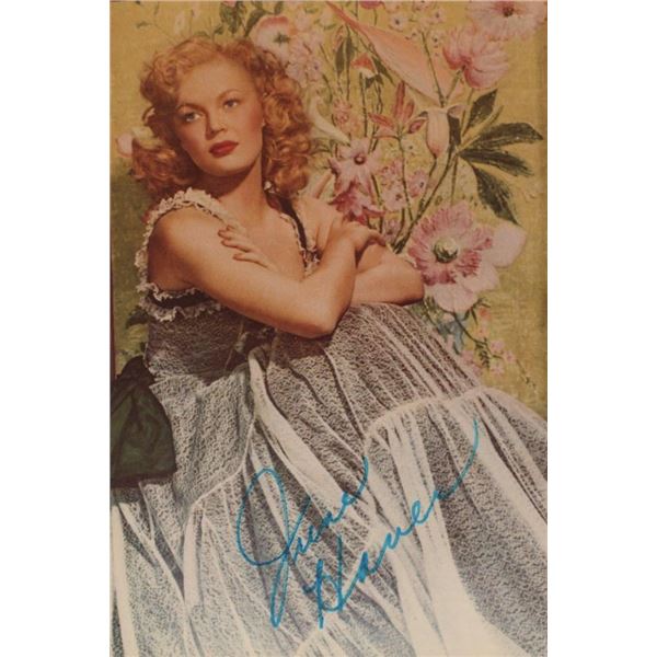 The Dolly Sisters June Haver signed photo