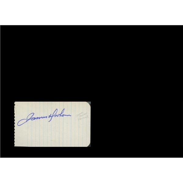 James Devlon original signature
