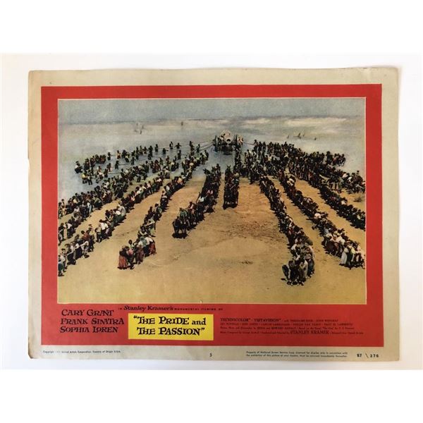 The Pride and the Passion original 1957 vintage lobby card