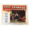Image 1 : Pony Express original 1953 vintage lobby card