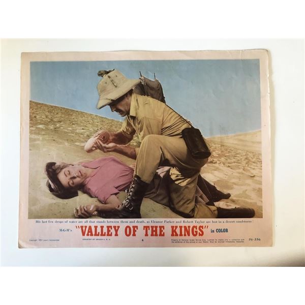 Valley of the Kings original 1954 vintage lobby card