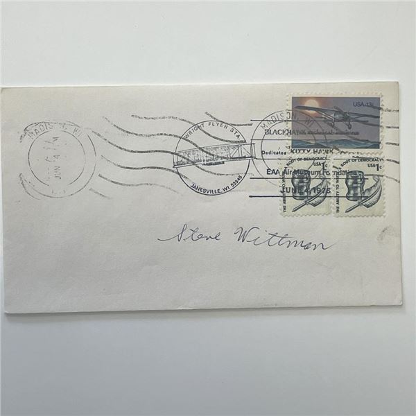 Engineer Steve Wittman signed First Day Cover - June 4th 1978