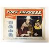 Image 1 : Pony Express original 1953 vintage lobby card