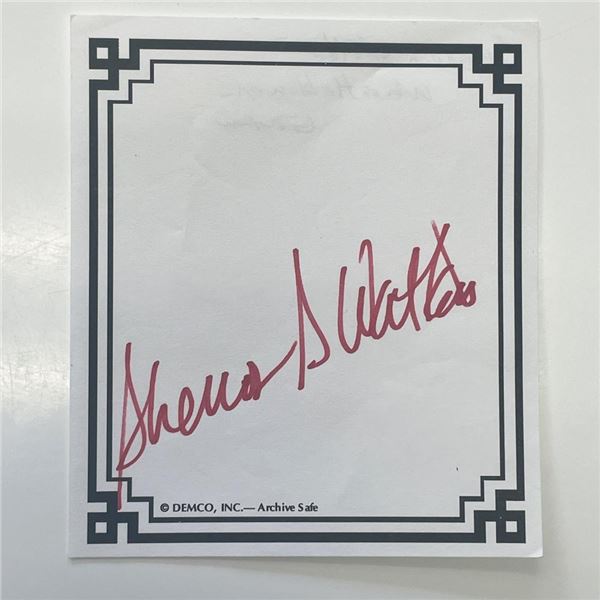 Sherron Watkins original signature
