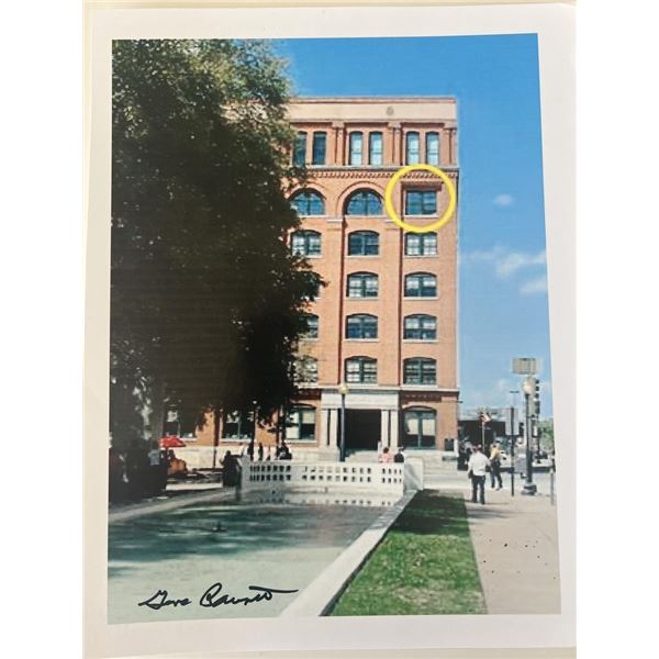 JFK Assassination Dallas Police Gene Barnett signed photo