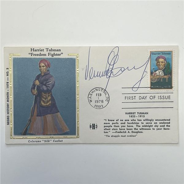 1978 Harriet Tubman Freedom Fighter Signed Commemorative First Day Cover