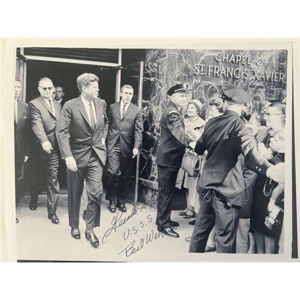 JFK Assassination Gerald Blum signed photo