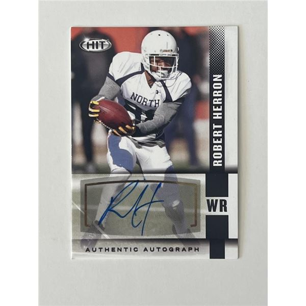 Robert Herron signed autographed card