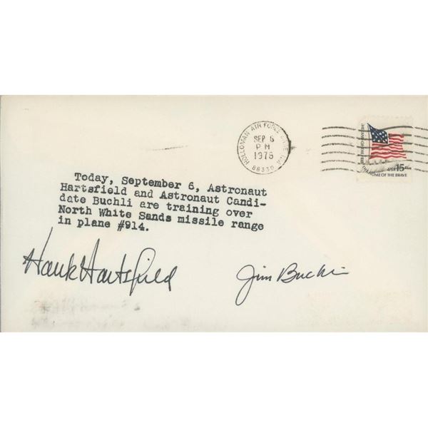 Hartsfield and Buchli signed cover