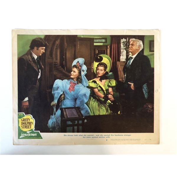 Green Dolphin Street original 1947 vintage lobby card