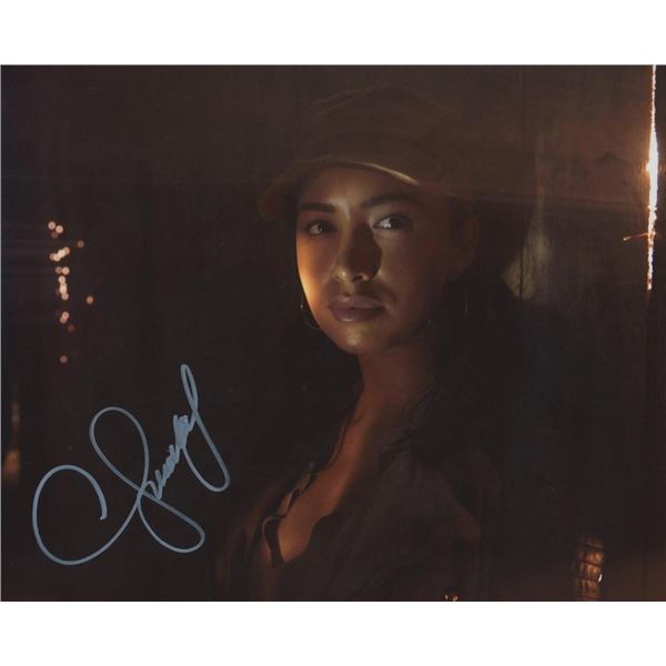 Christian Serratos signed Walking Dead photo