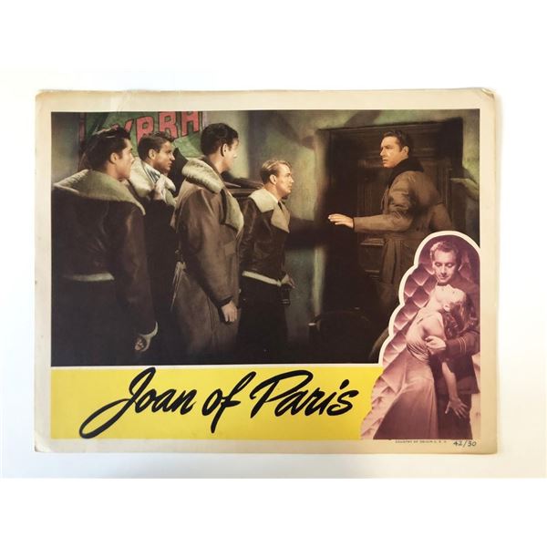 Joan of Paris original 1942 vintage lobby card