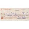 Image 1 : American Singer Sam Coslow signed check