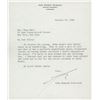 Image 1 : Economist John Kenneth Galbraith signed letter