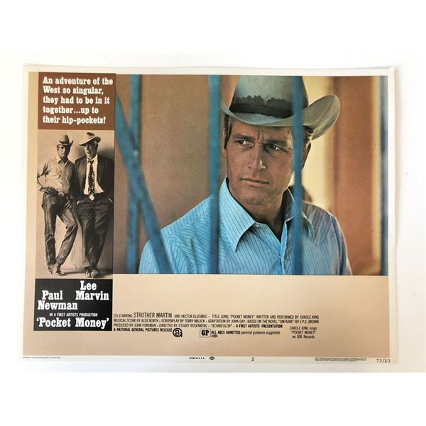 Pocket Money original 1972 vintage lobby card