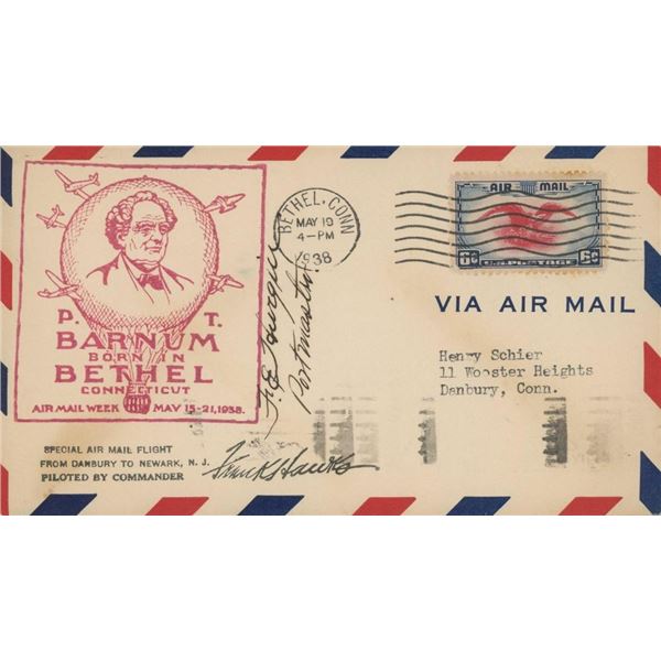Colonel Frank Hawks signed first day cover