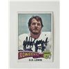 Image 1 : Dallas Cowboys D.D Lewis 1975 Topps #118 signed trading card