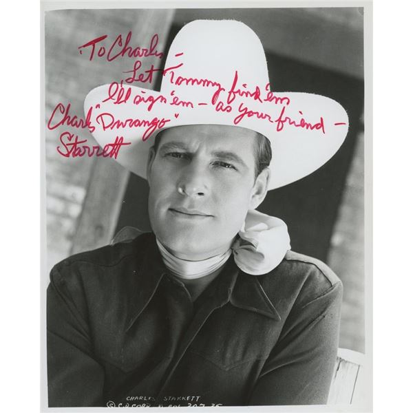 The Durango Kid Charles Starrett signed photo