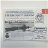 Image 1 : WWII HM Submarine P37 Unbending crew signed Commemorative Royal Naval Cover